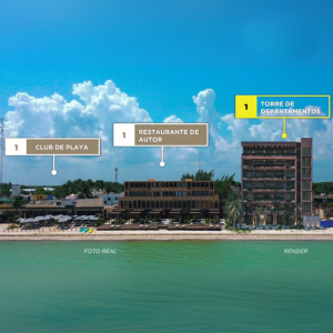 Playaviva Apartments en Telchac, Yucatán, inversión inmobiliaria CO-IN con rendimientos turísticos