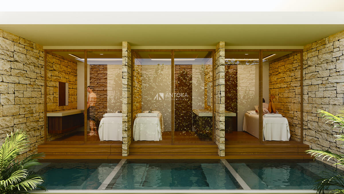 Amenidad de Spa y Wellness para residentes de San Roque Telchac