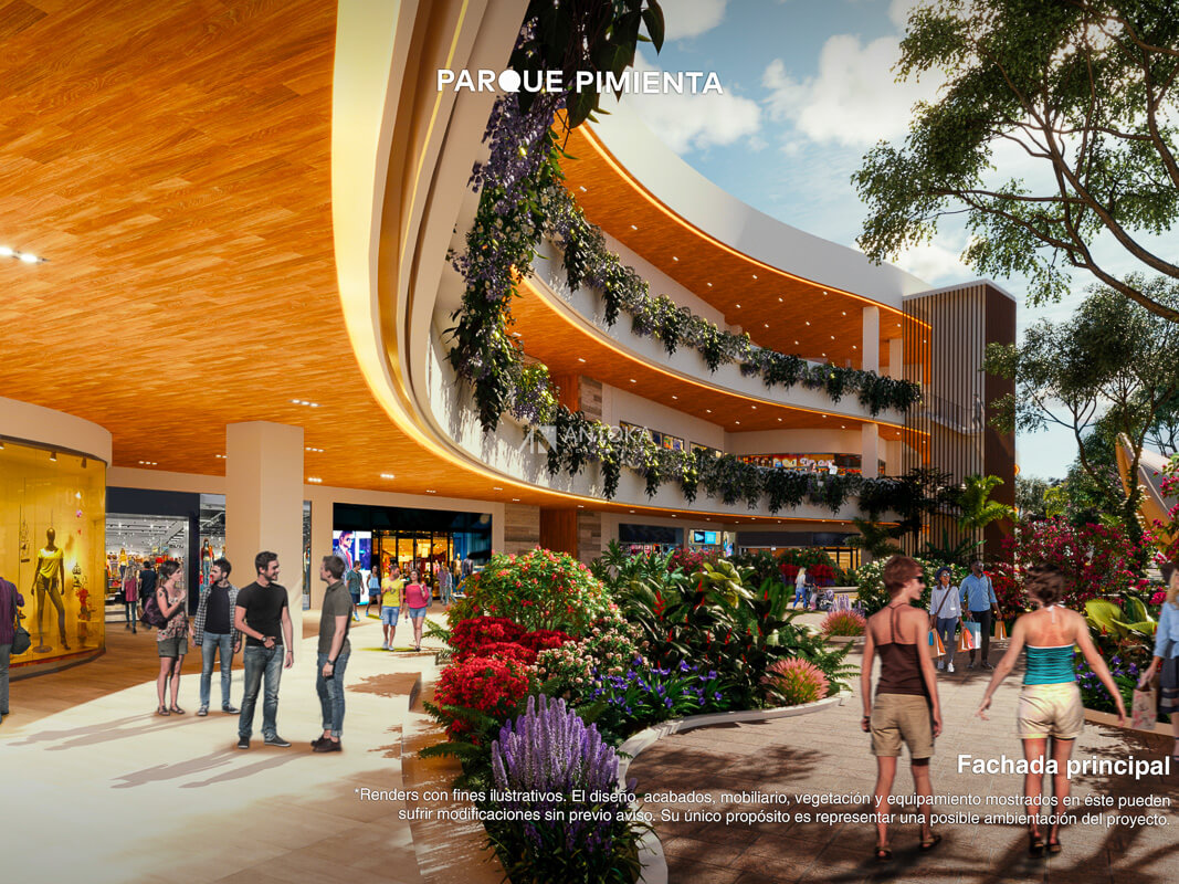 Fachada Frontal Parque Pimienta