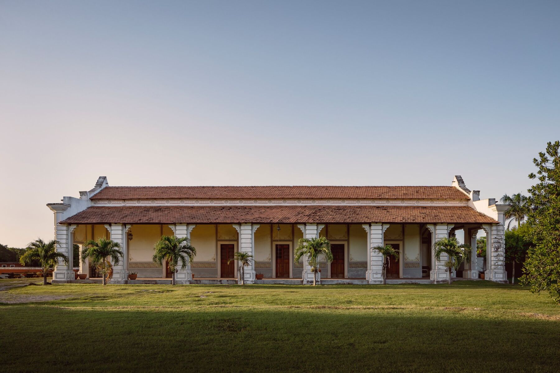 Fachada de la casa principal de Hacienda San Eduardo