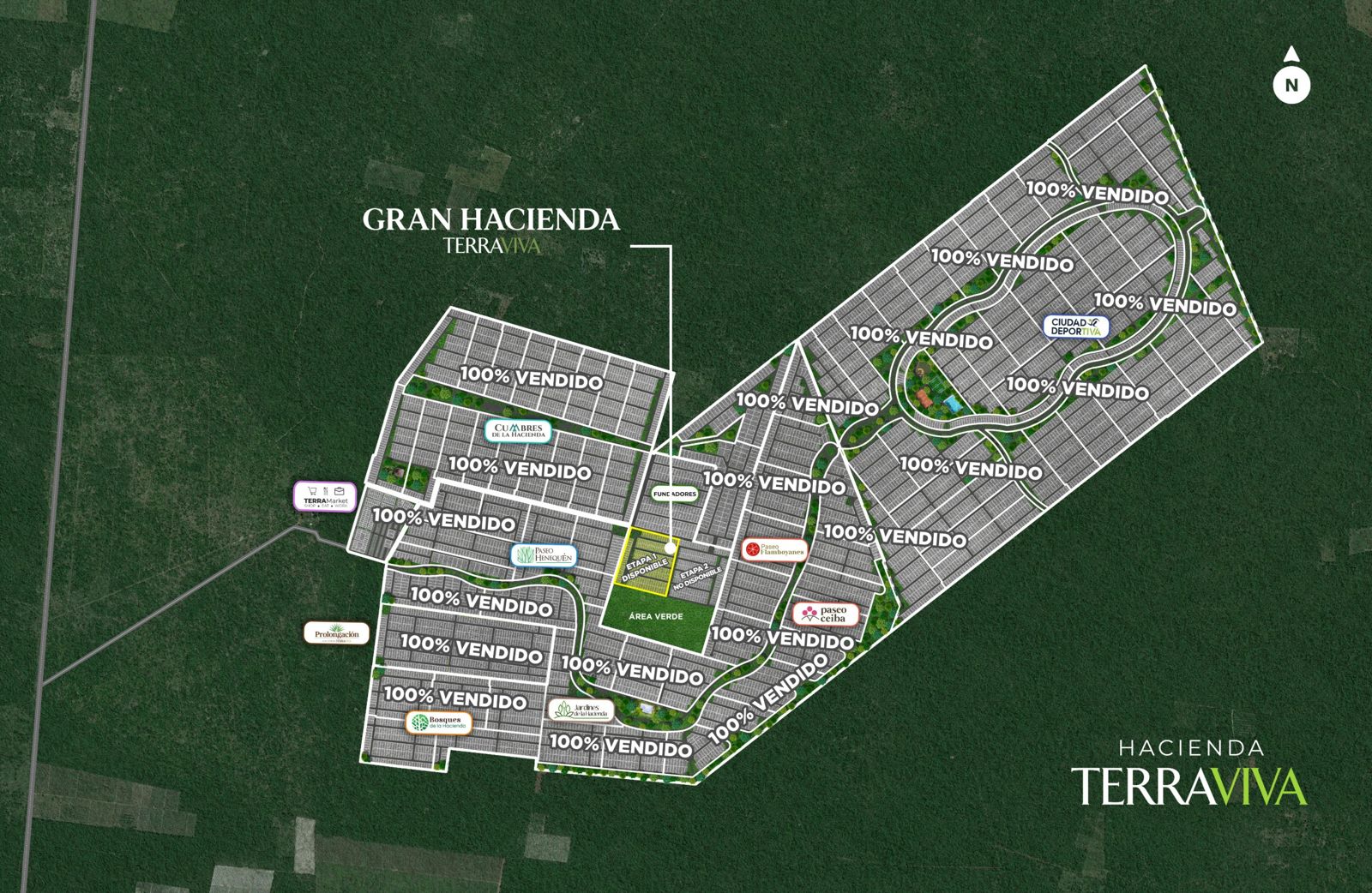 Masterplan de Hacienda Terraviva: proyectos 100% vendidos y Gran Hacienda disponible