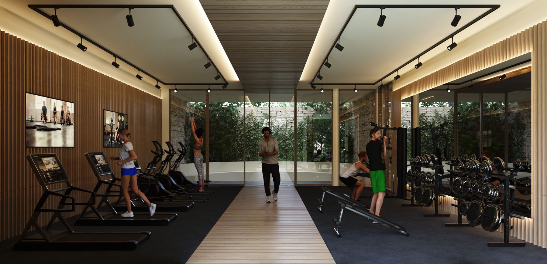Gimnasio de la Casa Club de San Roque